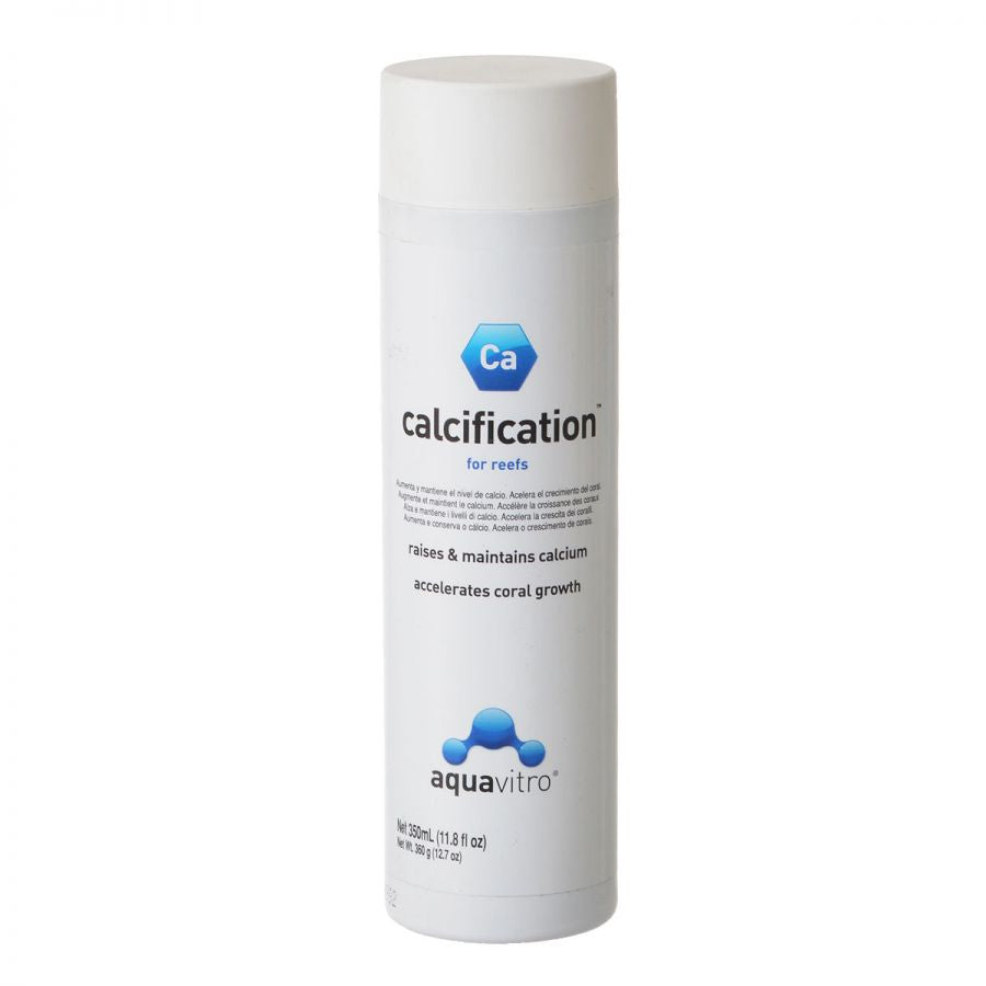 Seachem AquaVitro Reef Calcification - Calcium Supplement for Reef Aquariums - 350mL (11.8 fl oz)