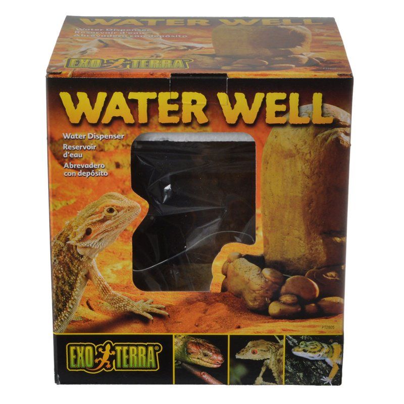 Exo Terra Water Well - Reptile Terrarium Water Dispenser - 8.5oz (250ml)