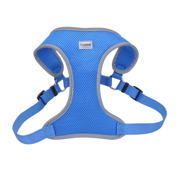 Coastal Pet Comfort Soft Reflective Wrap Adjustable Dog Harness Blue Lagoon 20-29"