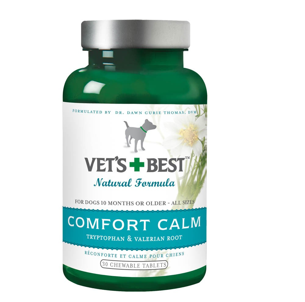 Vet's Best Comfort Calm Dog Supplements - 30 Chewable Tablets