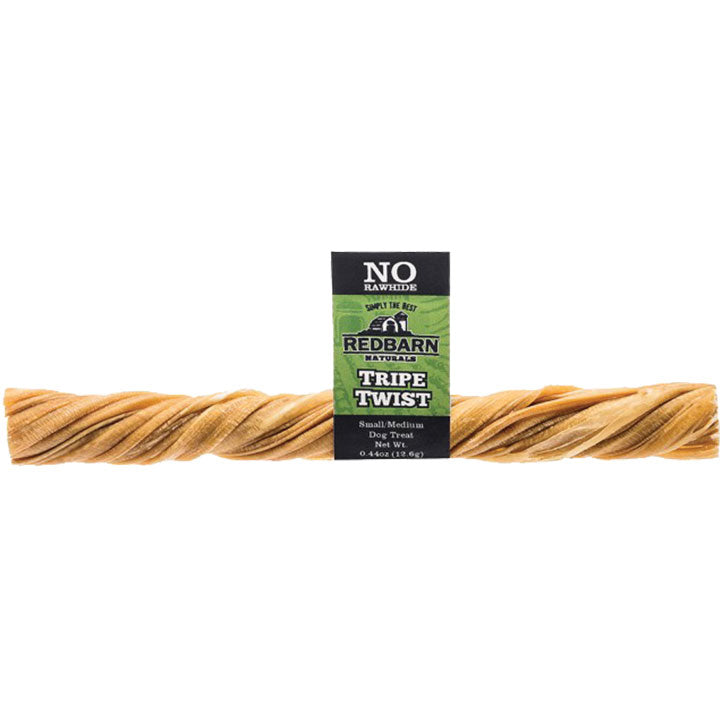 Redbarn Tripe Twist Dog Treat - Large, Beef, Natural Chew, Rawhide Alternative
