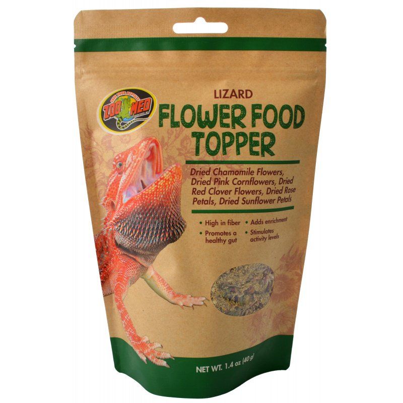Zoo Med Lizard Flower Food Topper - 1.4 oz - Reptile Supplement