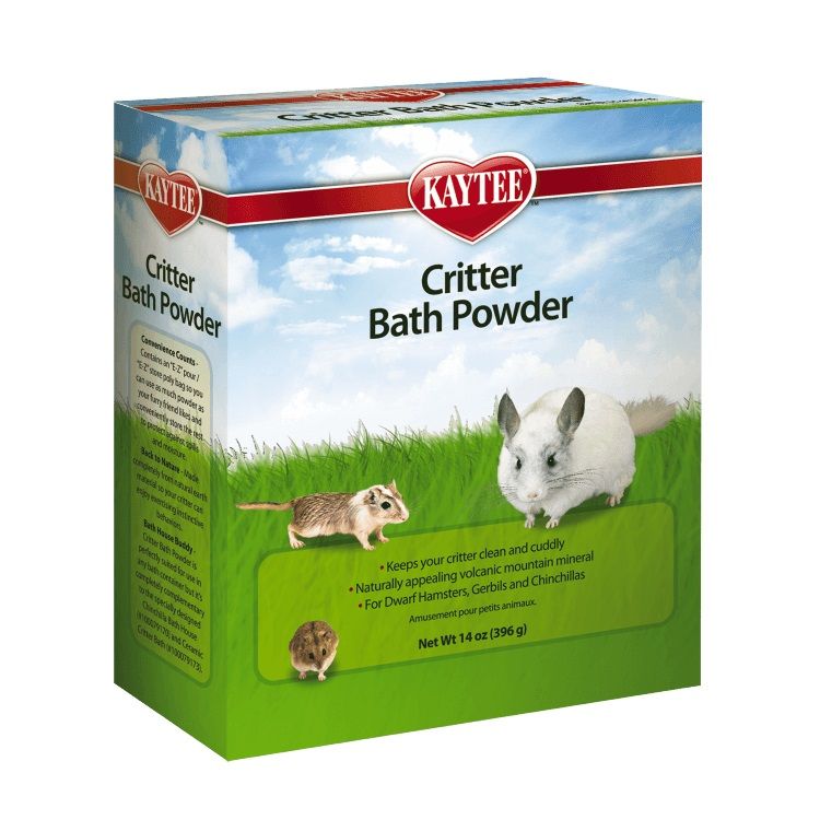 Kaytee Critter Bath Powder - 14 oz / 396g - Small Animal Dust Bath for Hamsters, Gerbils & Other Pets