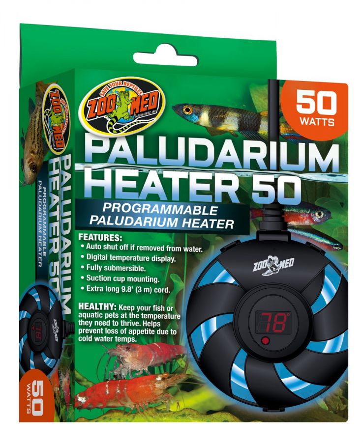 Zoo Med Paludarium Heater - 50 Watt - Up to 15 Gallon Tanks