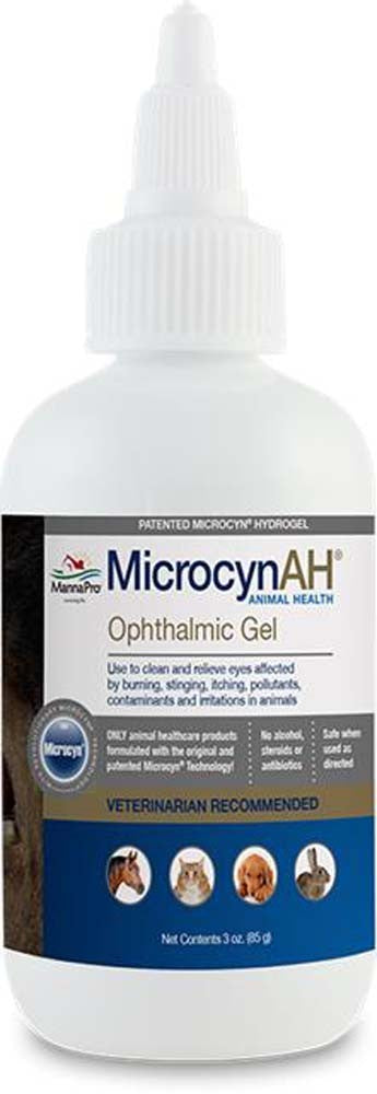 Nutri-Vet MicrocynAH Ophthalmic Gel for Pets - 3 oz | Eye Care for Dogs, Cats, Horses & More