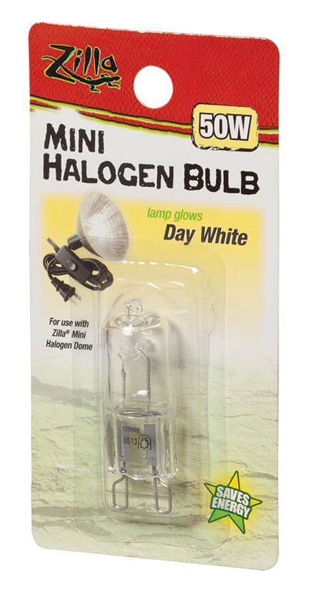 Zilla Mini Halogen Day White Reptile Bulb 50W