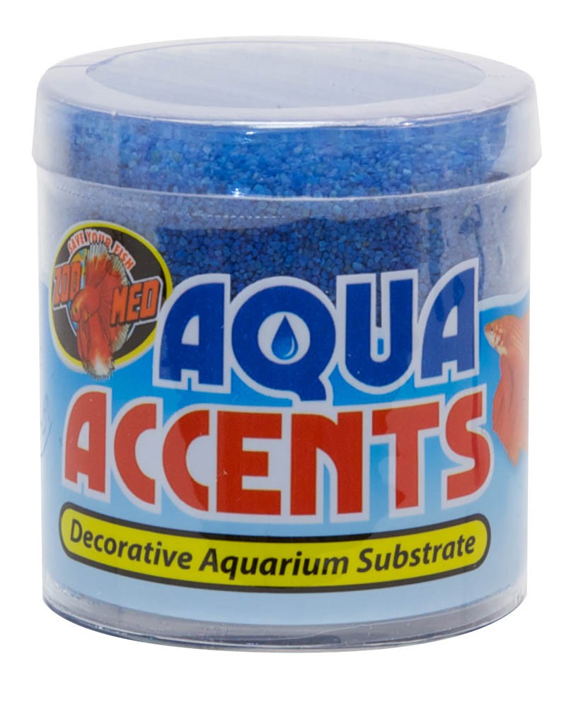 Zoo Med Aqua Accents Ballistic Blue Sand - Aquarium Gravel - 8 oz / 1/2 lb