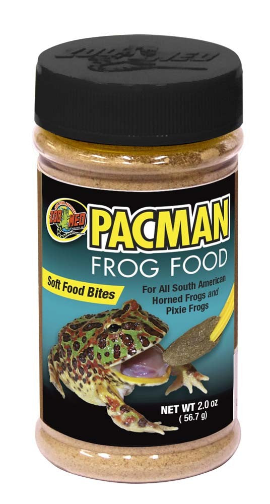 Zoo Med Pacman Frog Food - 2 oz, Nutritious Diet for Horned Frogs & Large Frog Species
