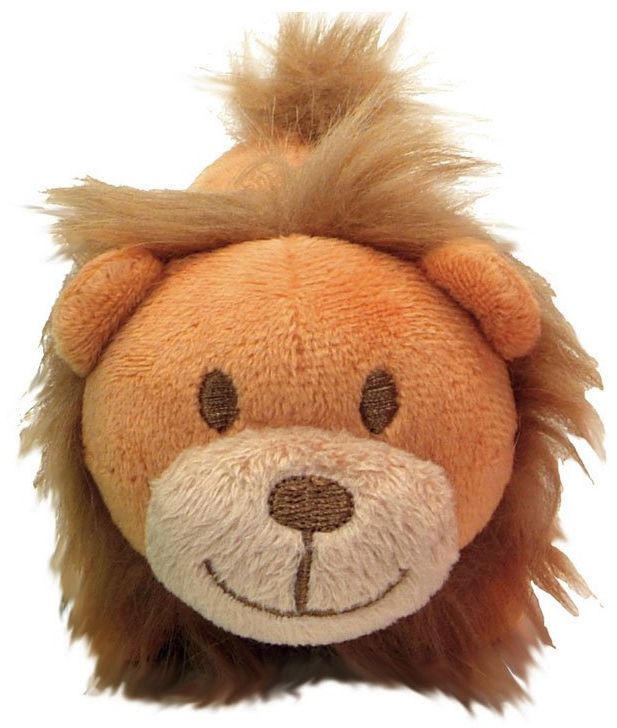 Lil Pals Ultra Soft Plush Lion Dog Toy with Squeaker - 4.5 inch