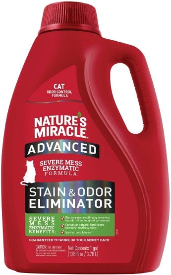 Nature's Miracle Advanced Stain & Odor Eliminator, Fresh Scent, 128 fl oz