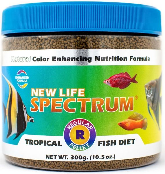 New Life Spectrum Tropical Sinking Pellets 300g, 1-1.5mm Fish Food Naturox Formula