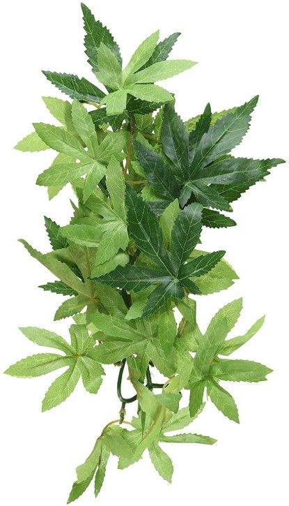 Exo Terra Small Silk Abutilon Plant - Terrarium Decor - PT3032 - Reptile & Amphibian Habitat Decoration