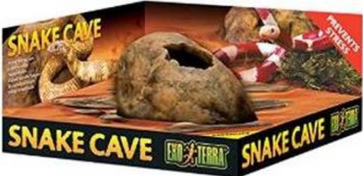 Exo Terra Snake Cave Small - Reptile Hideaway for Terrariums (PT2845)