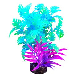Marina iGlo Plant 5.5in - Aquarium Decoration, Fluorescent Fish Tank Plant