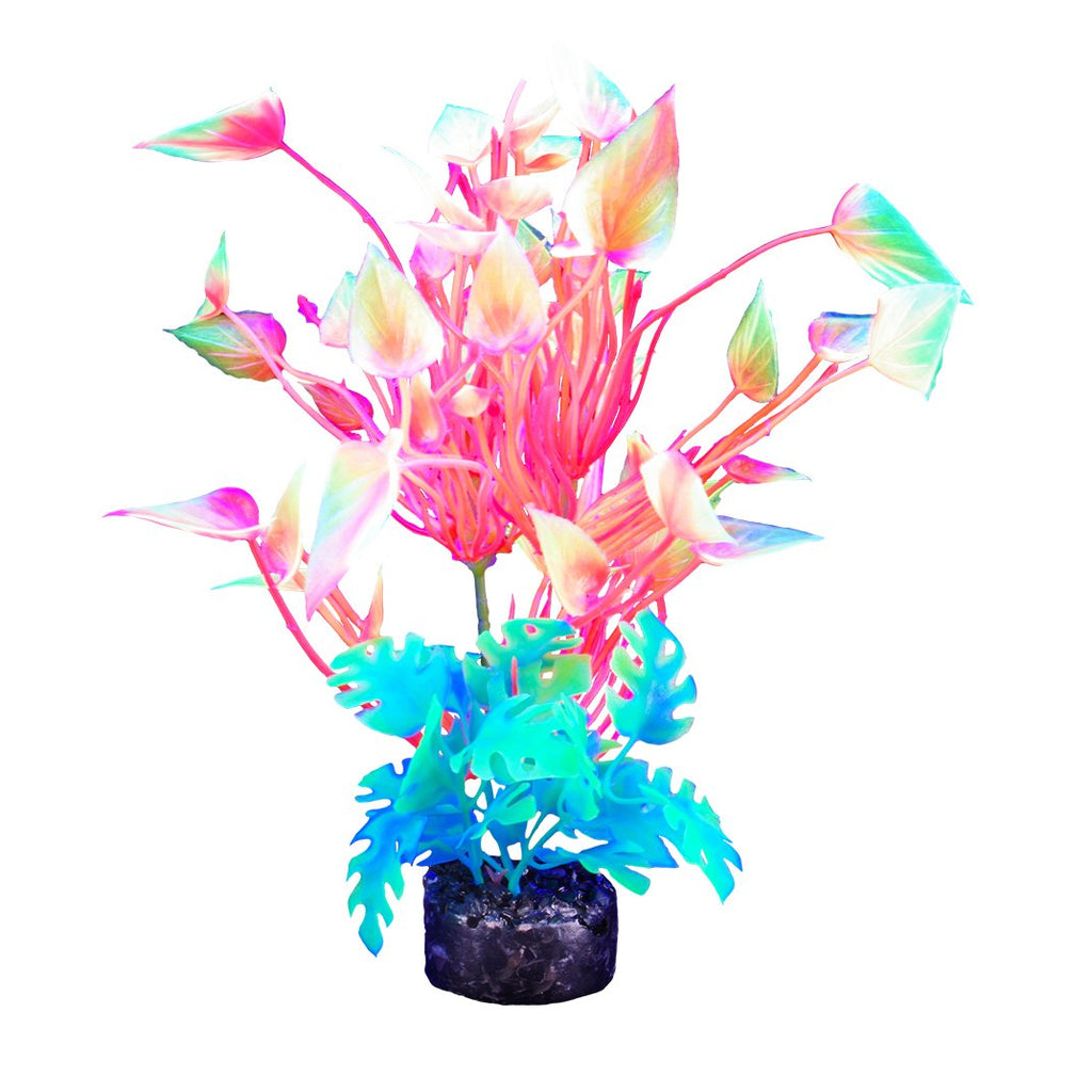 Marina iGlo Plant PP1012 - Glowing Pink Fairy Aquarium Plant, 5.5 Inch iGlo Plant (GPP-0912)
