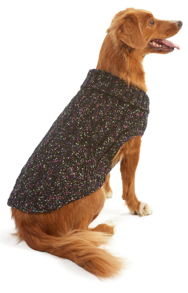 Lookin' Good Croquet Dog Sweater - Soft Acrylic Pet Sweater for Small to Medium Dogs