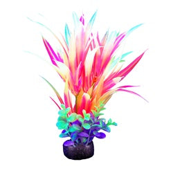 Marina iGlo Glowing Plant Red Vesuvius Sword - 5.5 inch Aquarium Decoration