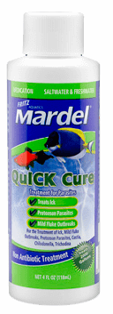 Mardel Quick Cure - Ick & Protozoan Parasite Treatment - 4 oz