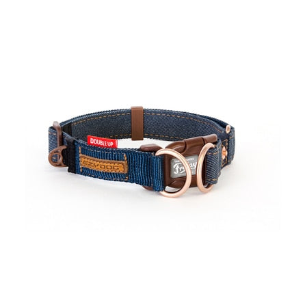 Ezydog Double Up Dog Collar - Jeans