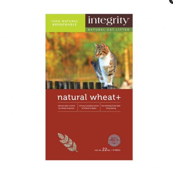 Integrity Wheat Sand Cat Litter - 22 lb