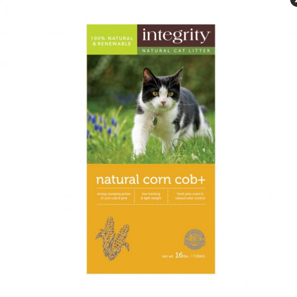 Integrity Natural Corn Cob Litter - 16 lbs