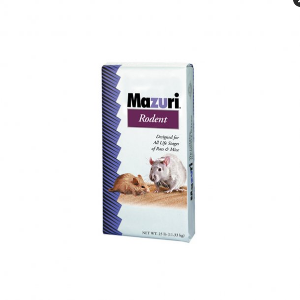 Mazuri Rat & Mouse Diet Food - 25 lb. Bag - Complete Rodent Nutrition