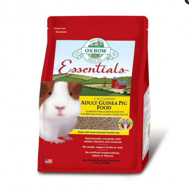 Oxbow Essentials Young Guinea Pig Food - 10 lb Bag - Cavy Performance Formula
