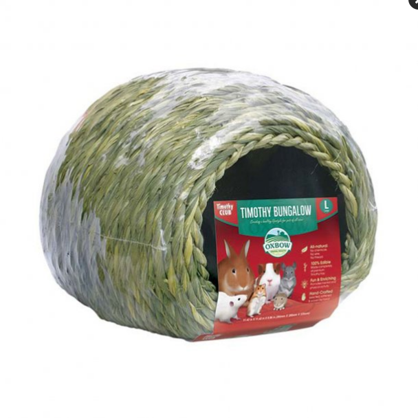 Oxbow Timothy Club Bungalow - Large - Small Animal Hideout & Chew Toy