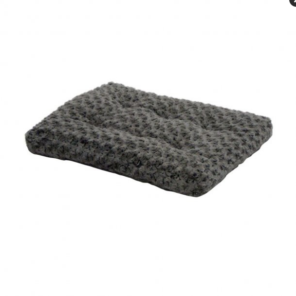 MidWest Quiet Time Ombre Swirl Pet Bed - 23" x 18" - Charcoal/Gray - Dog & Cat Bed