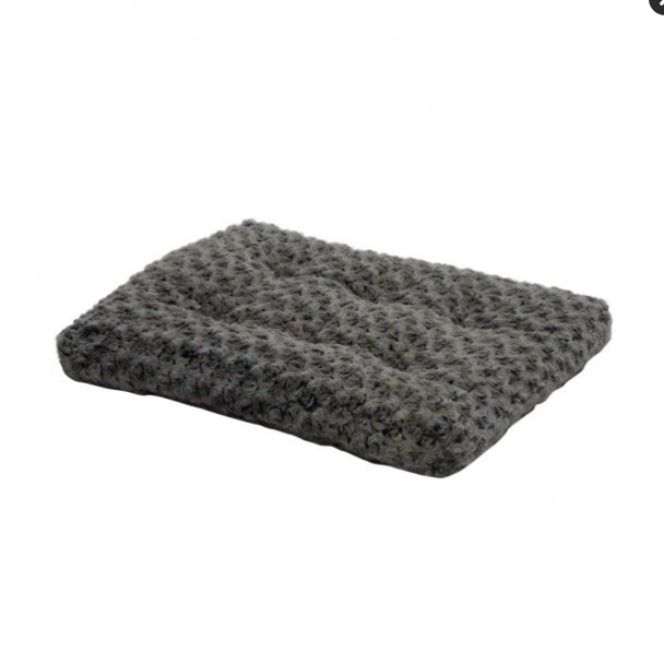 MidWest Quiet Time Deluxe Ombre Swirl Pet Bed - 36" Charcoal Gray Dog/Cat Bed