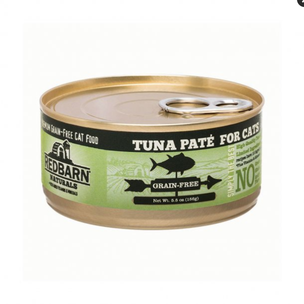 Redbarn Tuna Pate Cat Food - Natural, Grain-Free, 5.5oz Can
