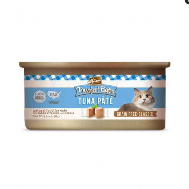Merrick Purrfect Bistro Tuna Pate Cat Food, 3 oz