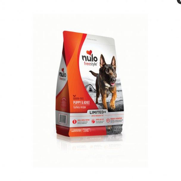 Nulo Freestyle Limited Plus Grain-Free Turkey Recipe Dry Dog Food (Puppy & Adult) - 10 lb Bag