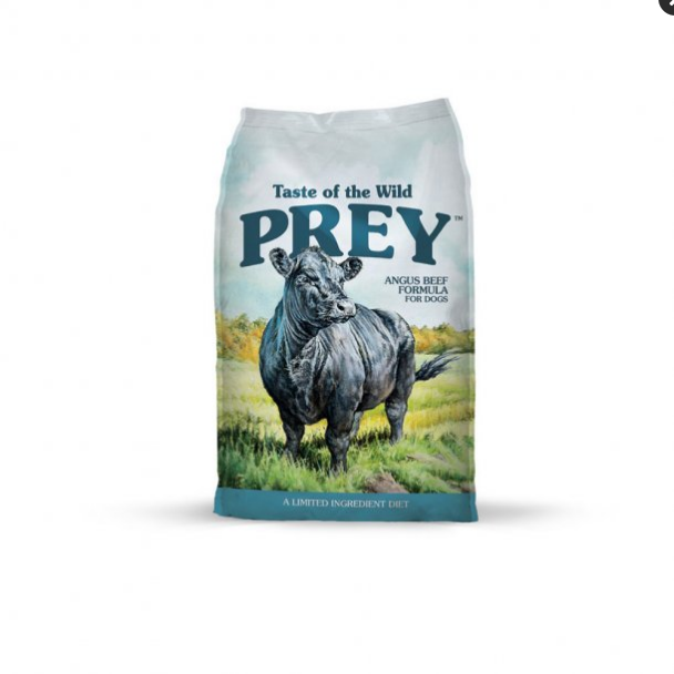 Taste of the Wild Prey Angus Beef Dog Food - Limited Ingredient, Grain-Free, 25 lb Bag
