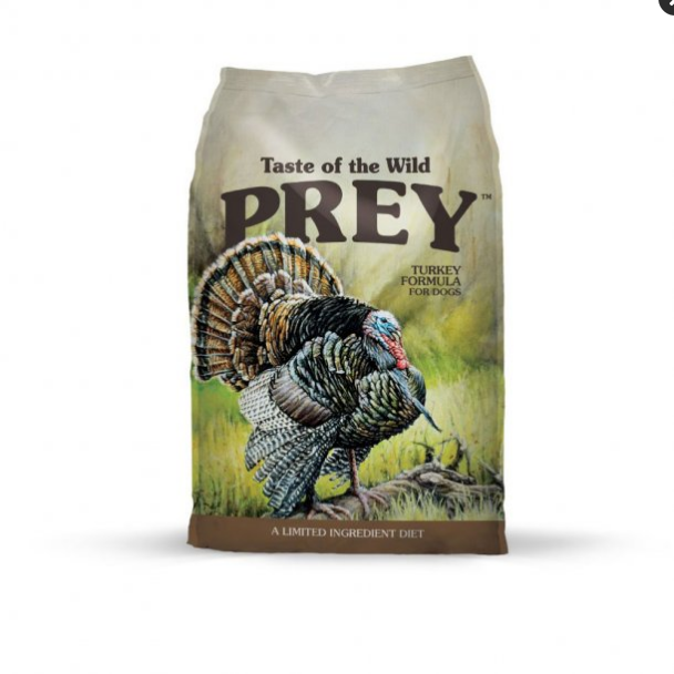 Taste of the Wild Prey Turkey Limited Ingredient Grain-Free Dry Dog Food, 8 lb