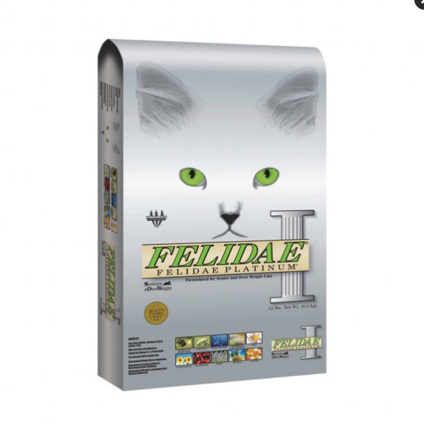 Felidae Platinum Senior/Overweight Dry Cat Food - 9 lb Bag
