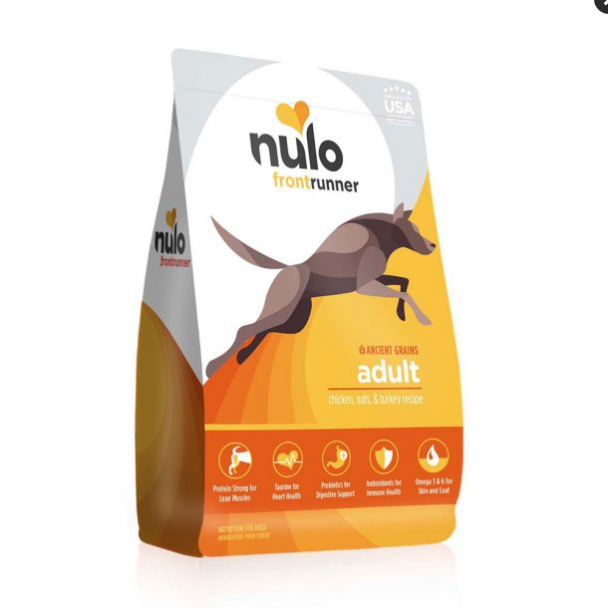 Nulo Frontrunner Adult Dry Dog Food - Chicken, Oats & Turkey Recipe