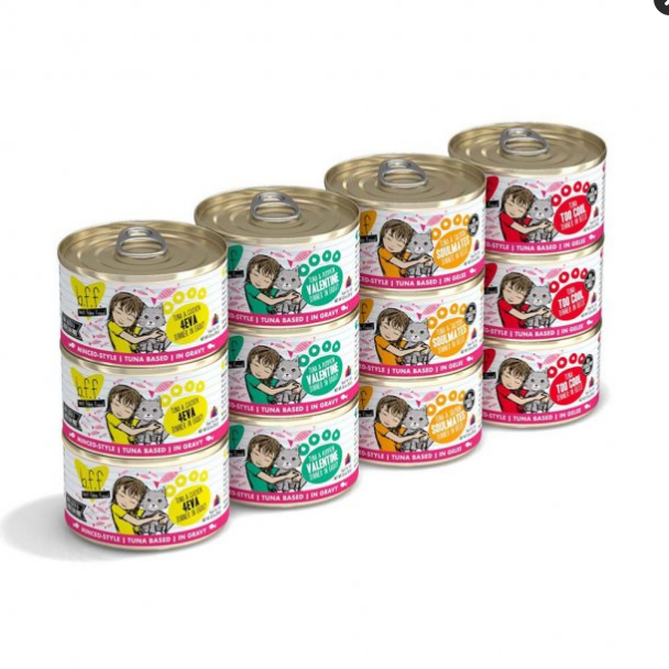 Weruva BFF Minced Batch O' Besties Variety Pack Wet Cat Food 3oz Cans - 12 Pack