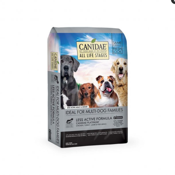 Canidae All Life Stages Less Active Dry Dog Food Chicken, Turkey & Lamb 5 lb