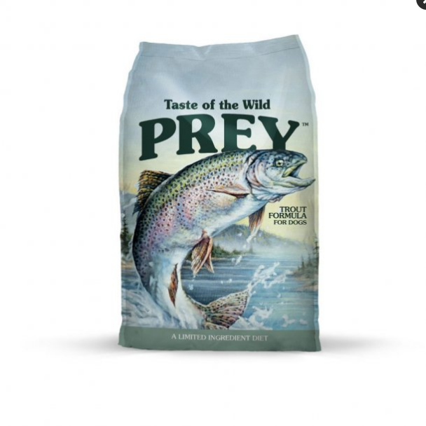 Taste of the Wild Prey Trout Dog Food - Limited Ingredient, Grain-Free, 25 lb Bag