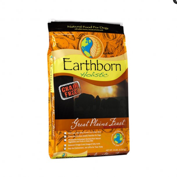 Earthborn Holistic Great Plains Feast Dog Food - 14 lb Bag