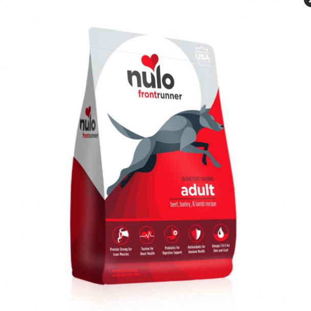 Nulo Frontrunner Beef, Barley & Lamb Dry Dog Food 23lb