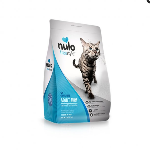 Nulo Freestyle Adult Trim Salmon & Lentils Recipe Dry Cat Food 5 lb