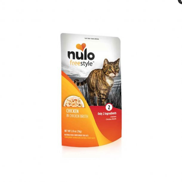 Nulo Freestyle Chicken in Broth Wet Cat Food Pouches, 2.8 oz