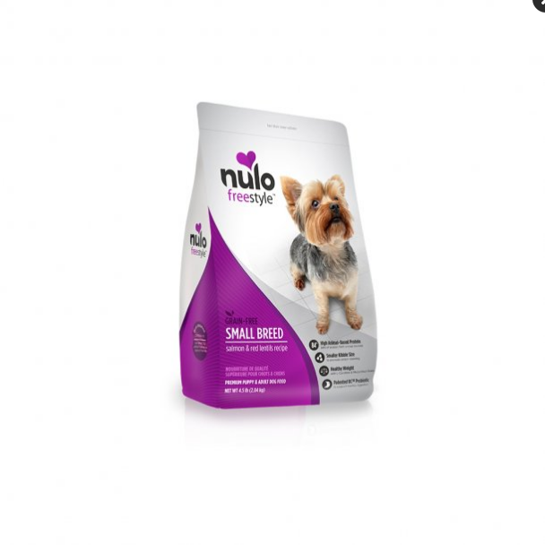 Nulo FreeStyle Grain Free Small Breed Salmon & Red Lentils Recipe 4.5lb