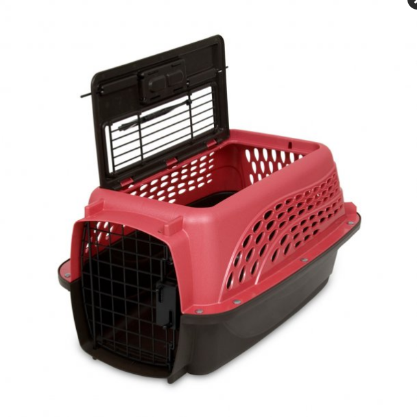 Petmate 2 Door Top Load Kennel - 19 inch, Small Pet Carrier for Dogs & Cats up to 10 lbs