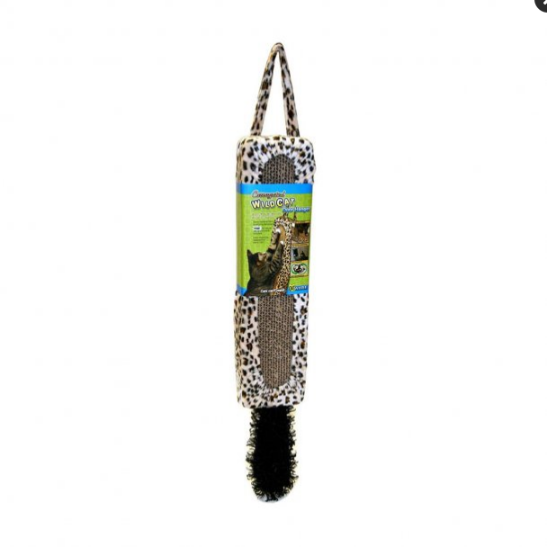 Ware Manufacturing Wild Cat Corrugated Door Hanger Scratcher Cat Toy