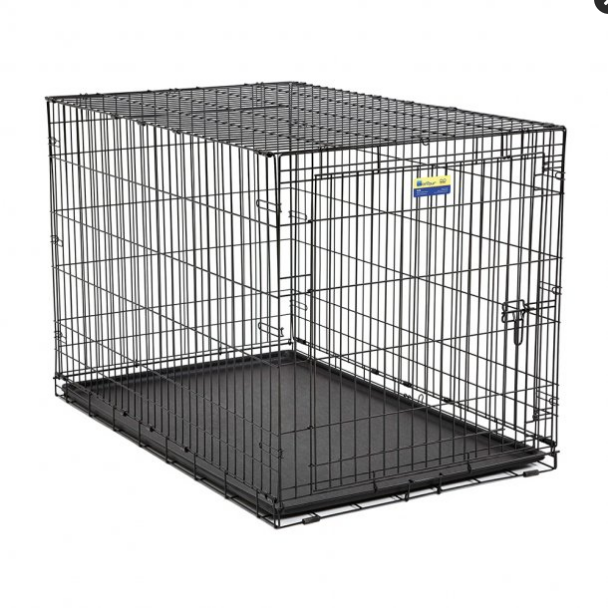 Midwest Contour Single Door Dog Crate - 48" x 30" x 33" - Home Training Crate