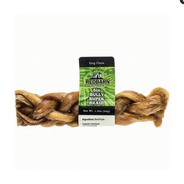 Redbarn 6" Bully Super Braid Dog Chew (1-Count)