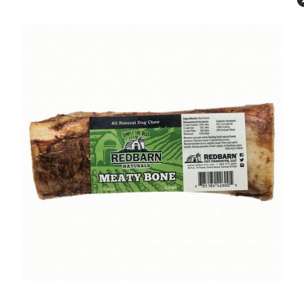 Redbarn Meaty Bone - Large, 6 inch Dog Chew Treat